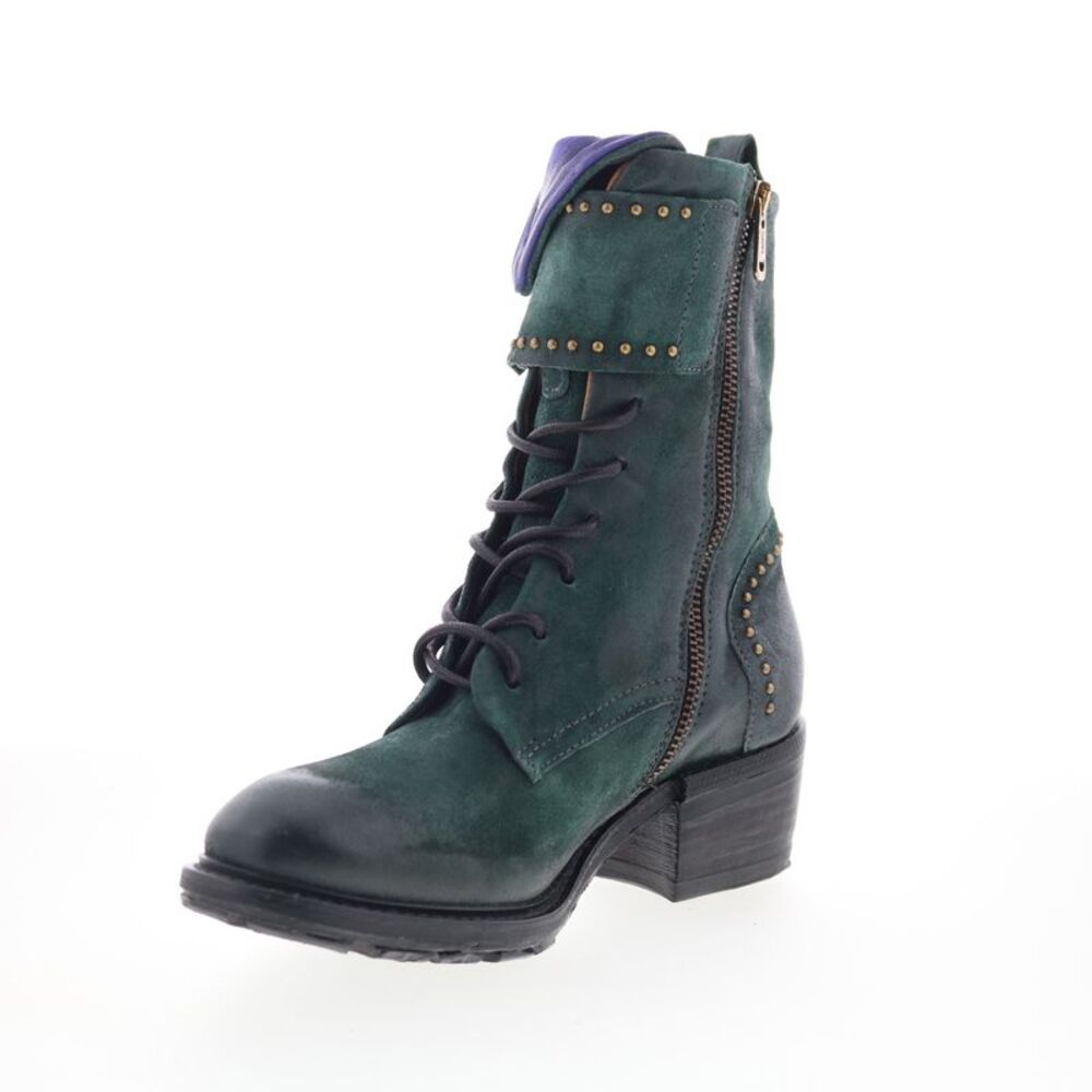 A.S. 98 Womens Cree Green Boots (NWT) - Picture 4 of 7